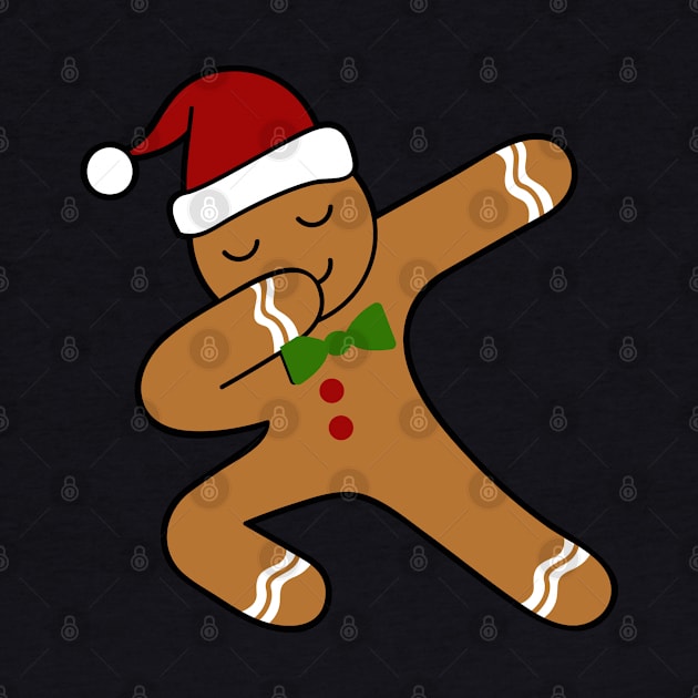 Dabbing Gingerbread Man Christmas Holiday by TLSDesigns